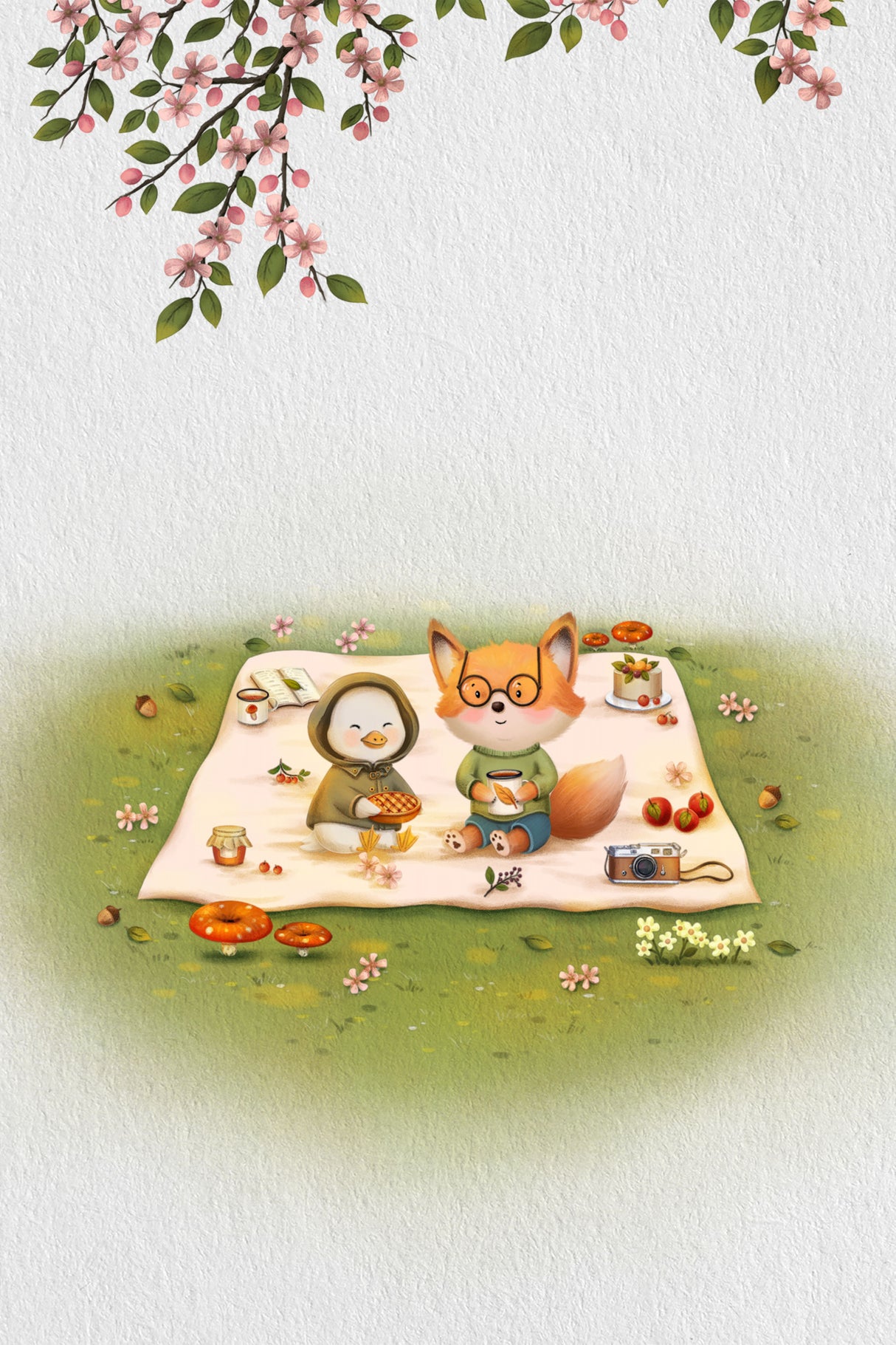 Picnic On the Grass Poster och Canvastavla