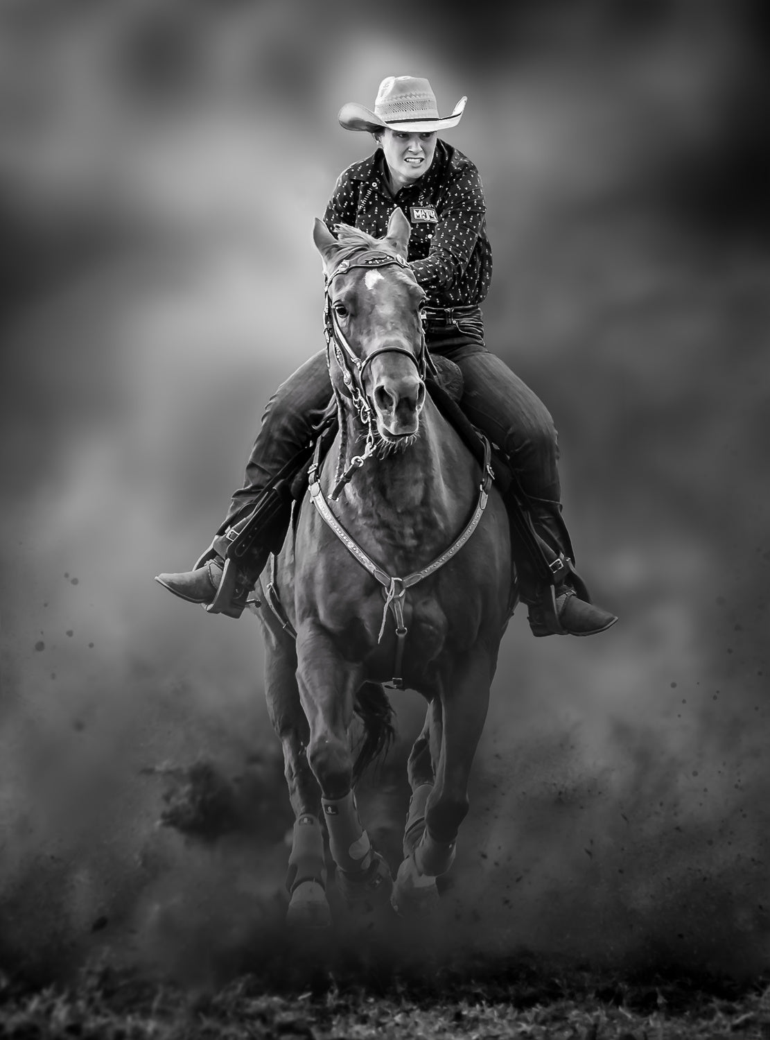 Cowgirl Poster och Canvastavla