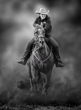 Cowgirl Poster och Canvastavla
