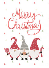 Merry Christmas Gnomes Poster och Canvastavla