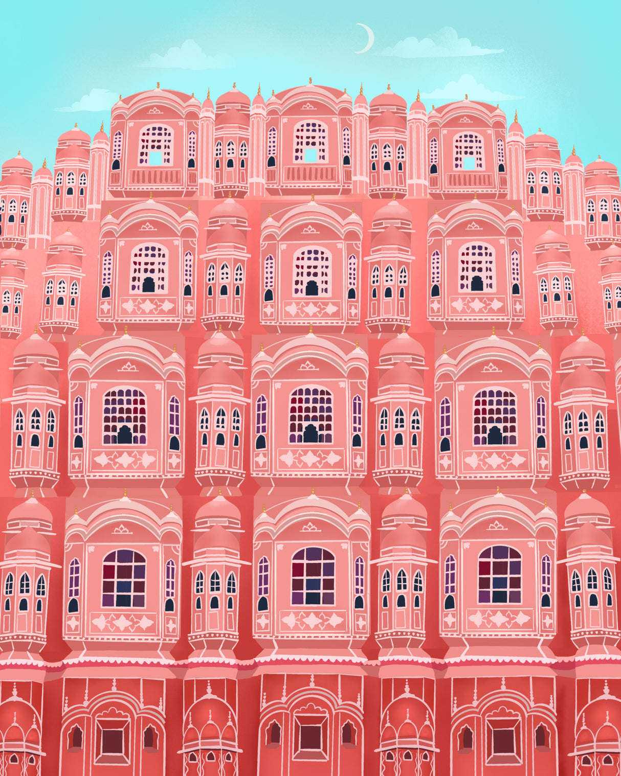 Jaipur, India Poster och Canvastavla