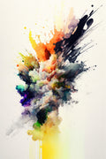 Colorful Explosion Poster och Canvastavla