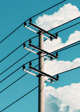 Slice Clouds Power Poster och Canvastavla