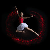 Ballerina with red light lamp Poster och Canvastavla