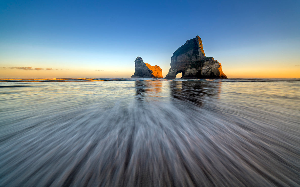Wharariki Beach Poster och Canvastavla