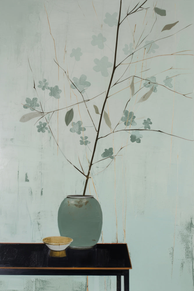 Branch in Vase Vas och keramikposter
