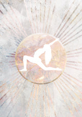 Sun Boho Yoga Marble 3 Poster och Canvastavla