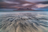 Colourful sunrise at Laig Bay Poster och Canvastavla