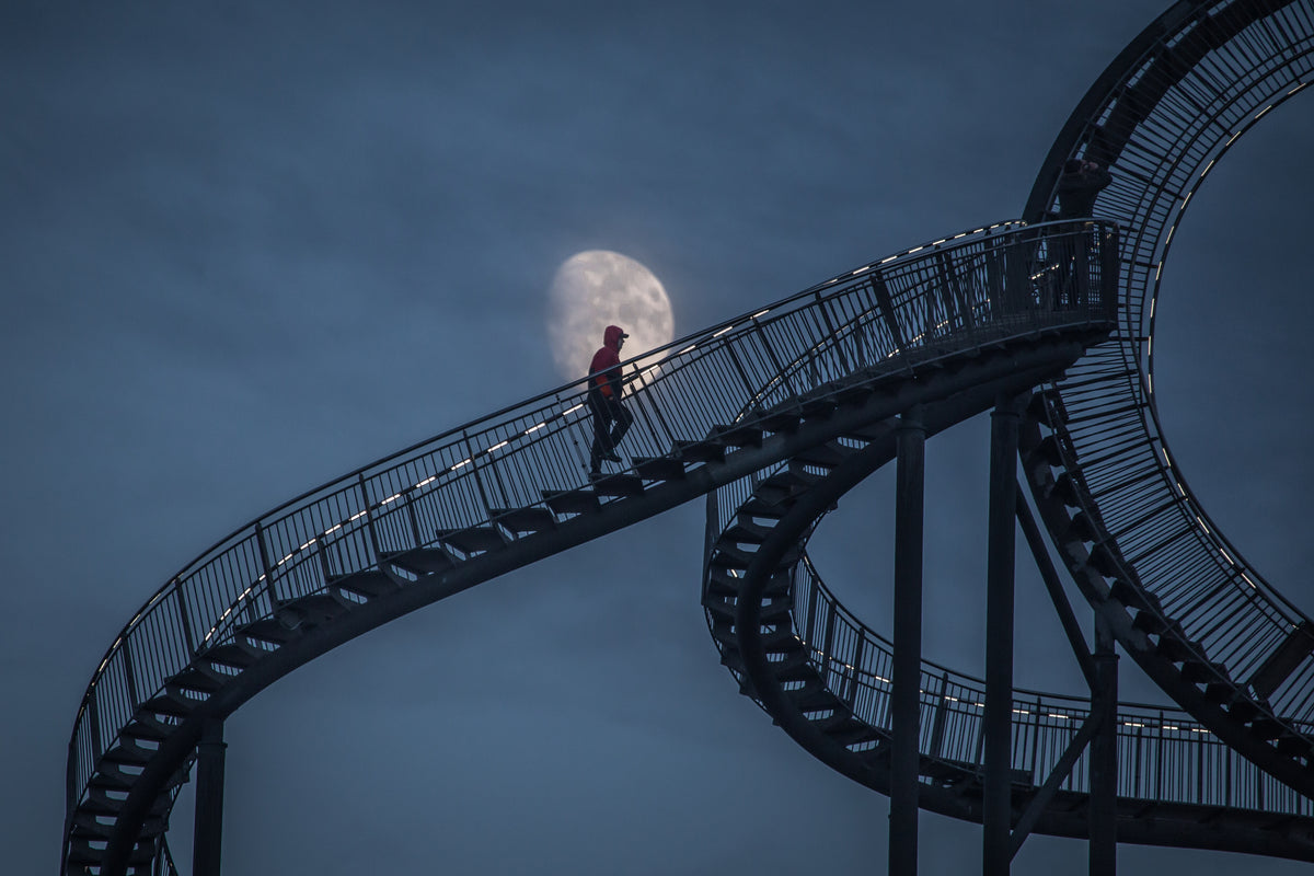 Stairway to the moon Poster och Canvastavla