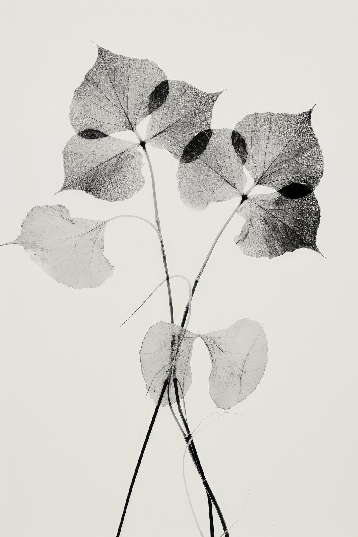 Transparent Botanic No 2 Poster och Canvastavla