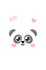 Kawaii Panda Poster och Canvastavla