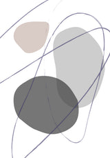 New Shapes Beige No 2 Poster och Canvastavla