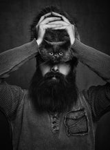 The cat eye man Poster och Canvastavla