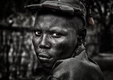 Laarim tribe boy - South Sudan Poster och Canvastavla