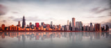 Sunrise at Chicago Poster och Canvastavla