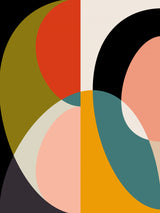 Mid Century Pastel 11 Poster och Canvastavla