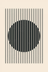 Black and White Line Series #3 Poster och Canvastavla