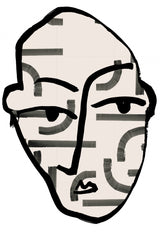 Pattern Head 1 Poster och Canvastavla