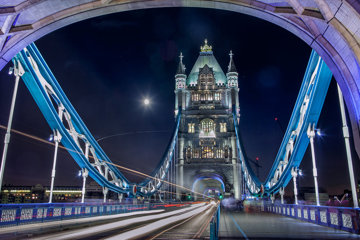 London Bridge at Night Poster och Canvastavla