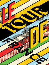 Tour De France Bike Race Poster och Canvastavla