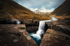 Skútafoss, Iceland Poster och Canvastavla