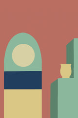 Boho Minimal Design #4 Poster och Canvastavla