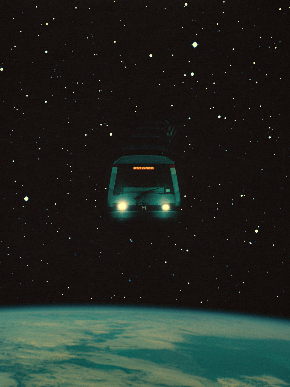 Space Express Poster och Canvastavla