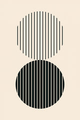 Minimal Circle Vibes #4 Poster och Canvastavla