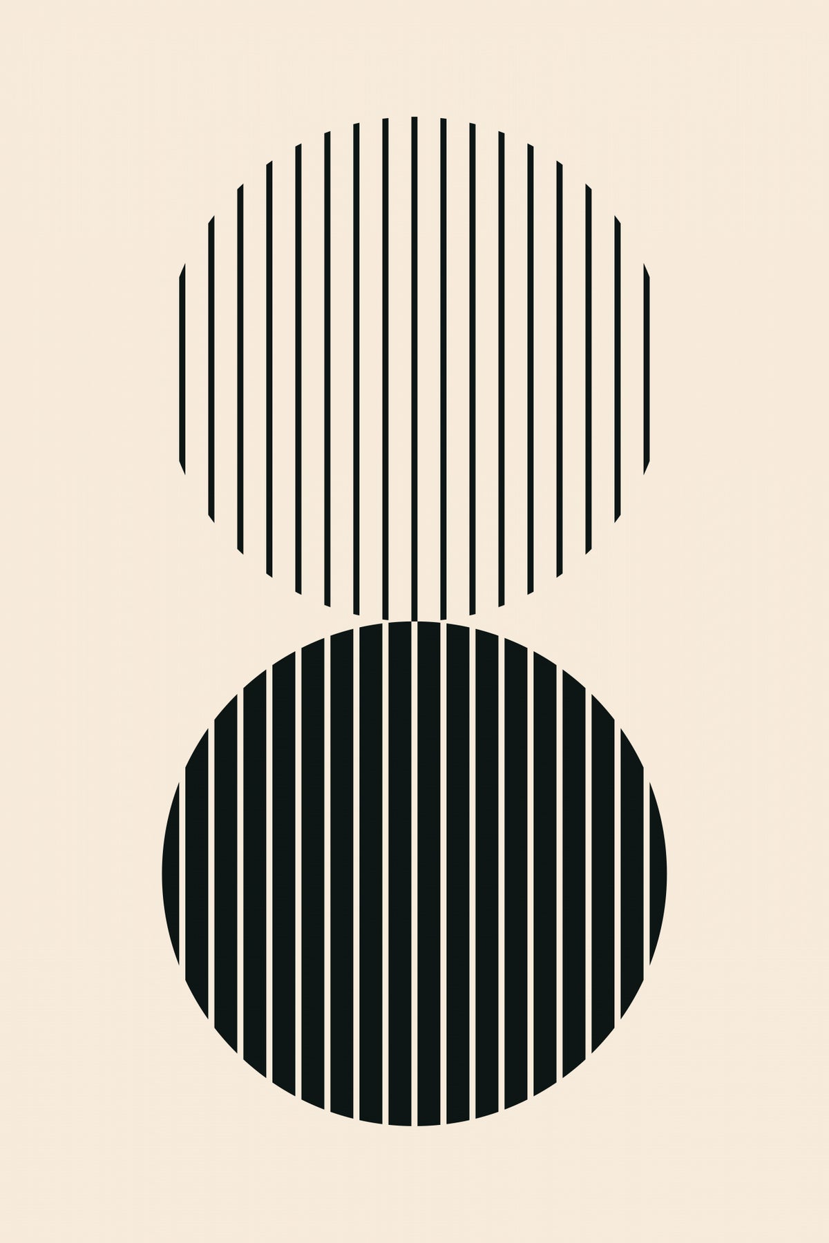 Minimal Circle Vibes #4 Poster och Canvastavla