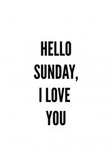 Sunday Love Poster och Canvastavla
