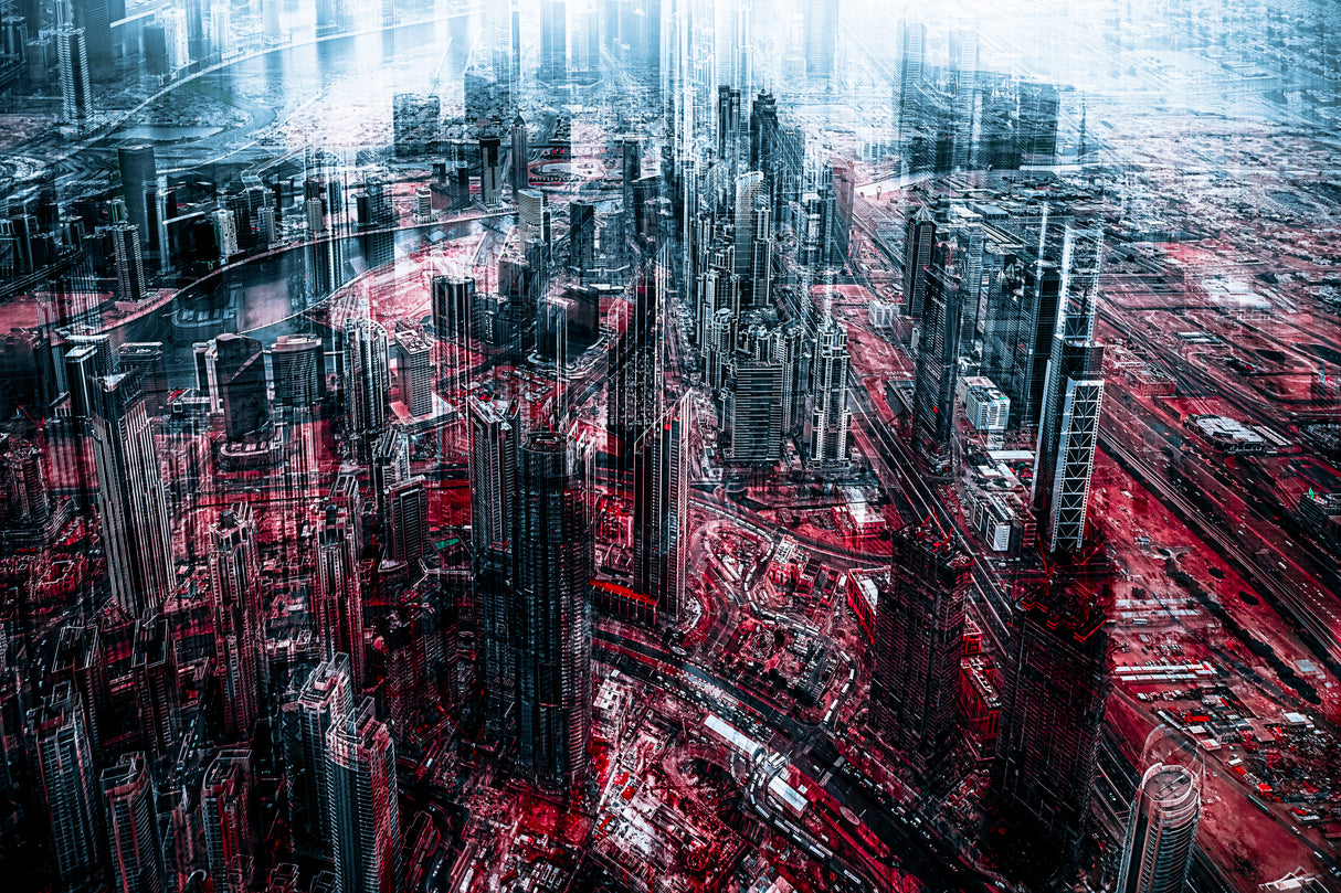 City Apocalypse Poster och Canvastavla