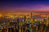 Hong Kong sunrise Poster och Canvastavla