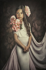 flower girl Poster och Canvastavla