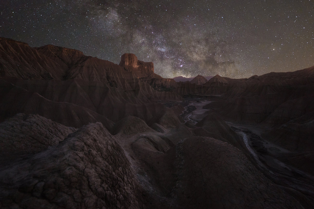Badlands, Bardenas Reales Poster och Canvastavla