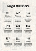 Angel Numbers Poster och Canvastavla