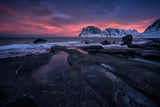 Red Sunrise Poster och Canvastavla