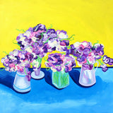 Sweet Peas Vas och keramikposter