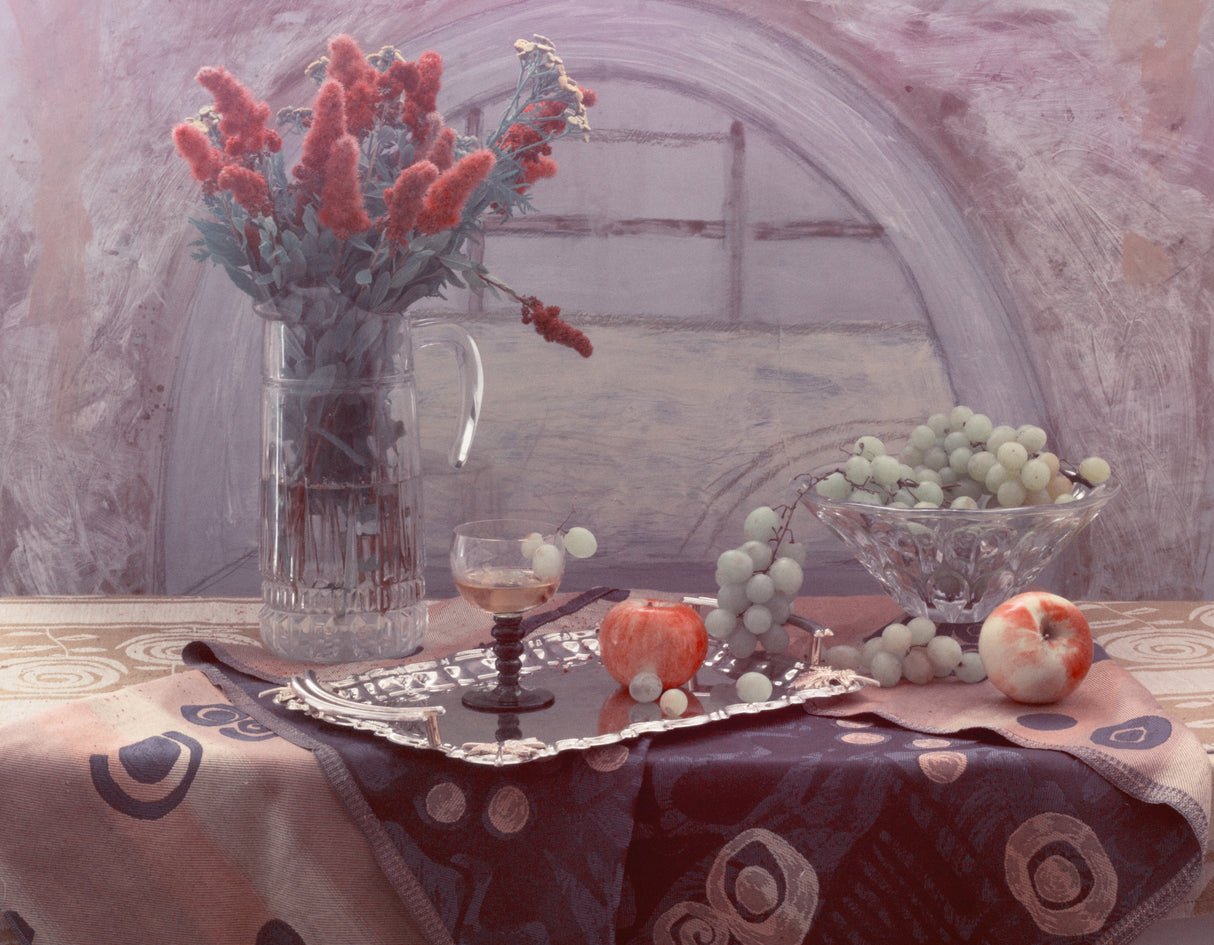 Still  life with Red Flowers Poster och Canvastavla