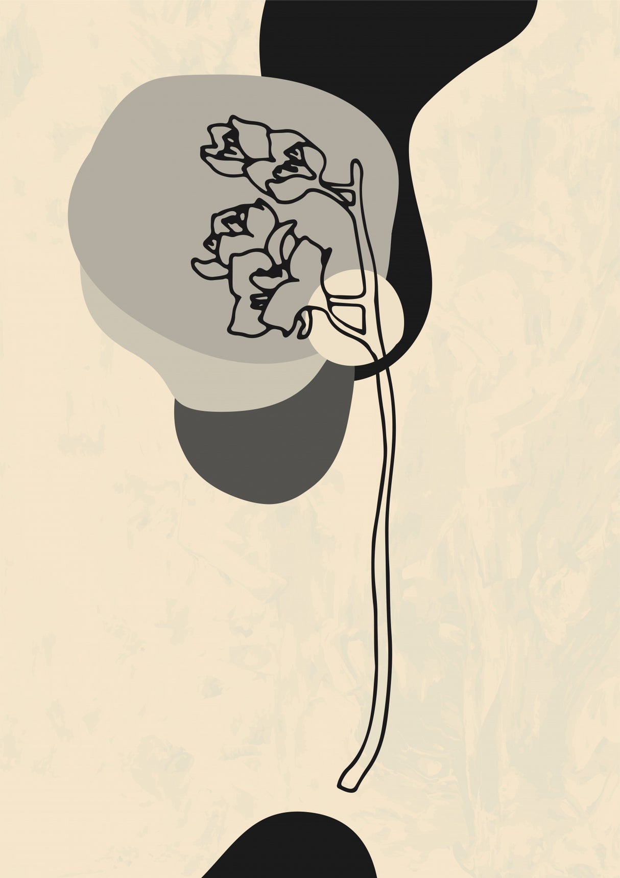 Abstract Flower 3 Poster och Canvastavla