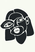Abstract Faces Series #3 Poster och Canvastavla