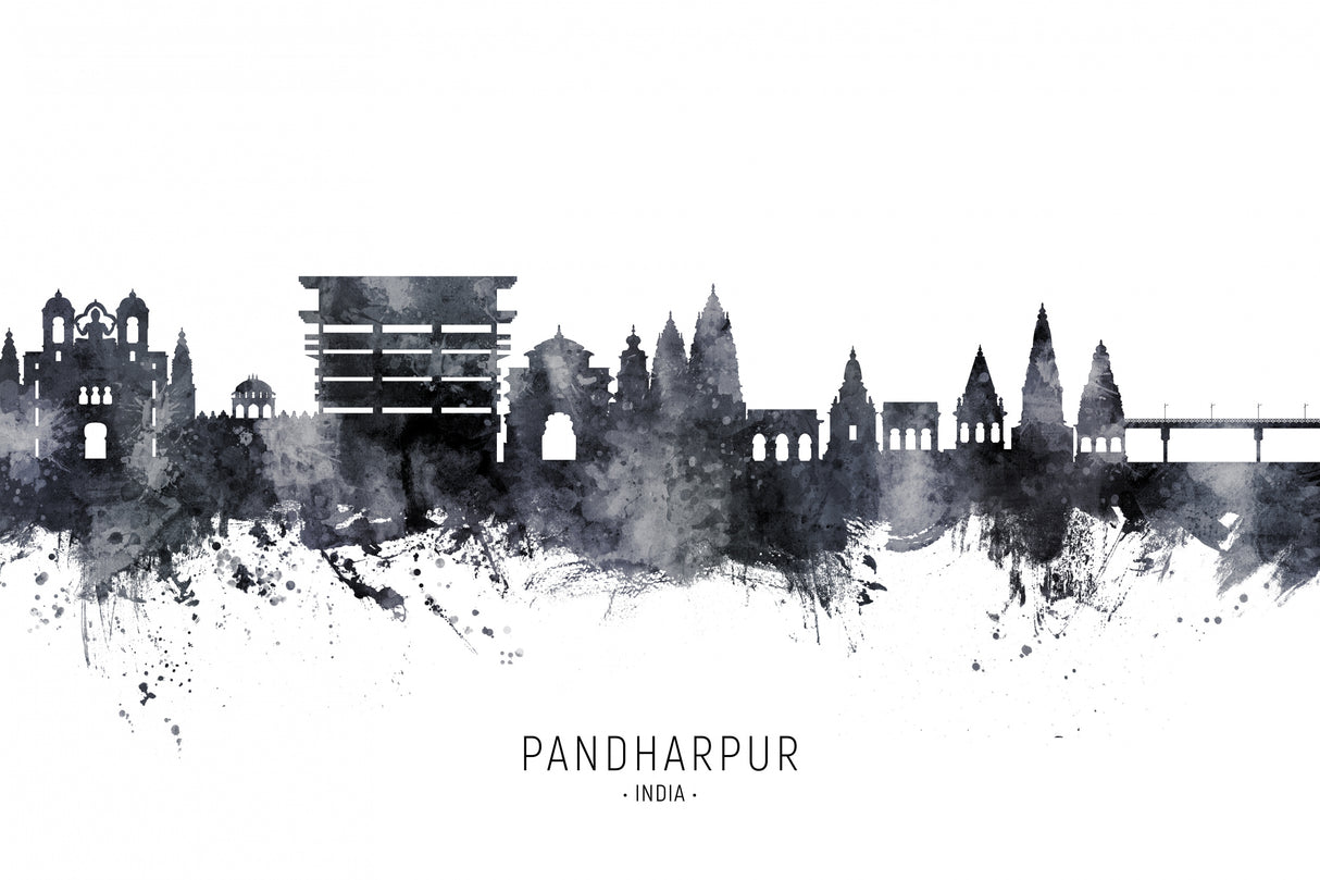 Pandharpur Skyline India Poster och Canvastavla