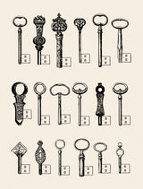 Usb Keys Poster och Canvastavla