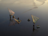 Vietnam Fishing Thái Bình Poster och Canvastavla
