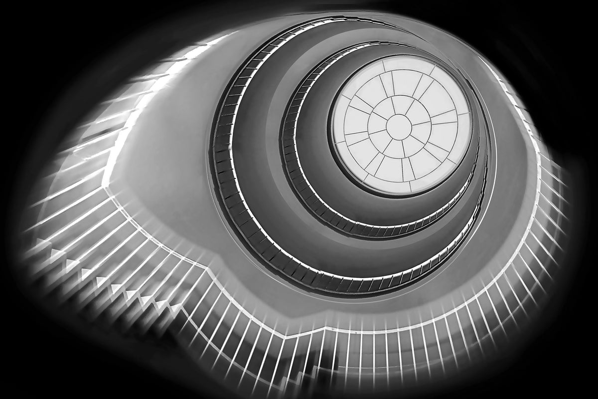 staircase abstract Poster och Canvastavla