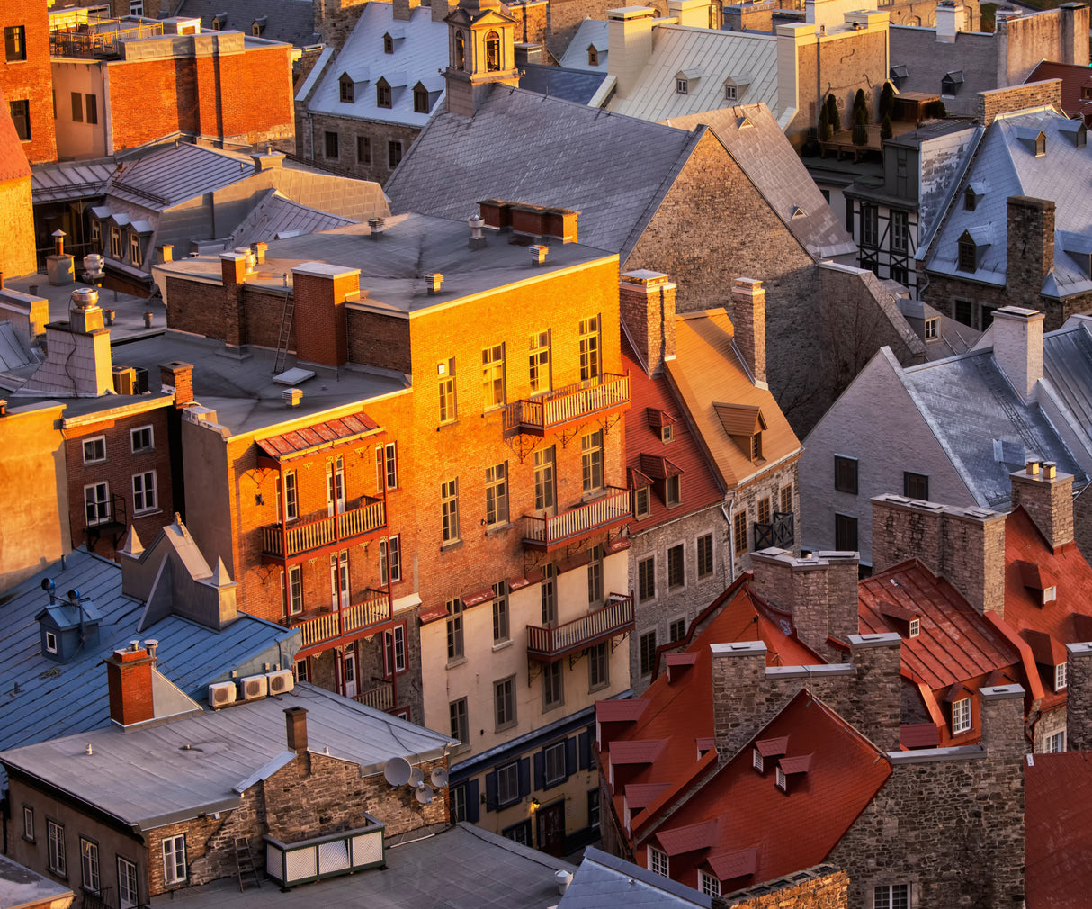 Rooftops 2 Poster och Canvastavla