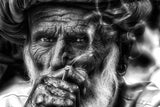 The older smoker Poster och Canvastavla