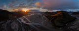 Sunrise over Highland Poster och Canvastavla