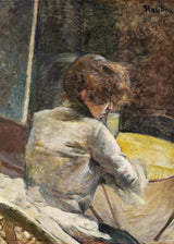 Waiting (ca.1887) Poster och Canvastavla