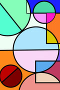 Abstract Circles Collection #4 Poster och Canvastavla