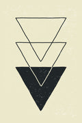 Abstract Triangles #5 Poster och Canvastavla